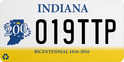 IN license plate 019TTP
