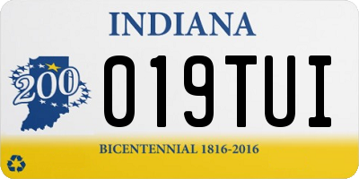 IN license plate 019TUI