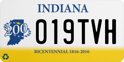 IN license plate 019TVH