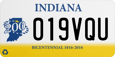 IN license plate 019VQU