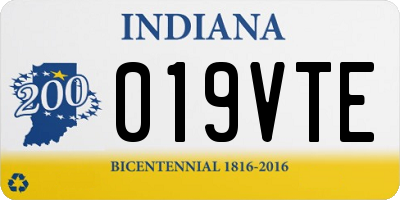 IN license plate 019VTE