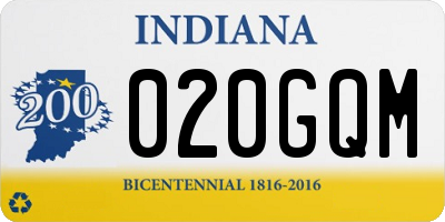 IN license plate 020GQM