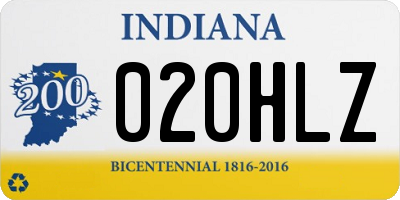 IN license plate 020HLZ