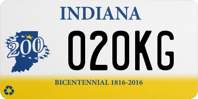 IN license plate 020KG