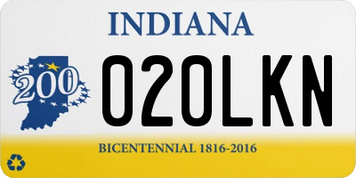 IN license plate 020LKN