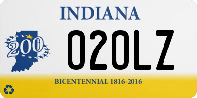 IN license plate 020LZ