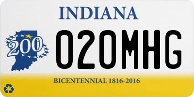 IN license plate 020MHG
