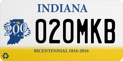 IN license plate 020MKB