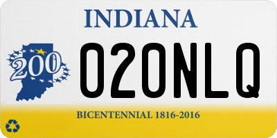 IN license plate 020NLQ