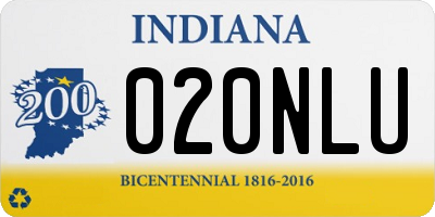 IN license plate 020NLU