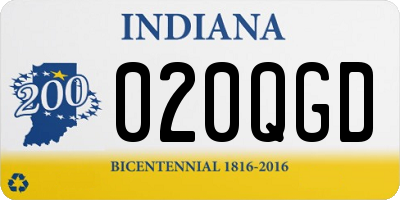 IN license plate 020QGD