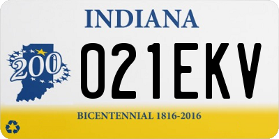 IN license plate 021EKV