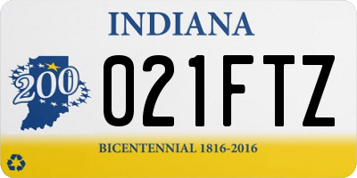 IN license plate 021FTZ