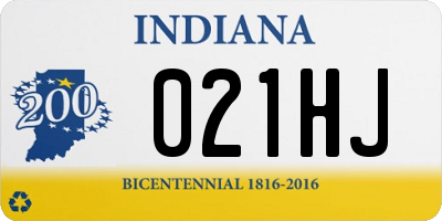 IN license plate 021HJ