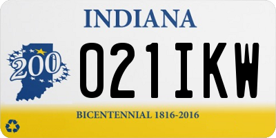 IN license plate 021IKW