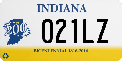 IN license plate 021LZ