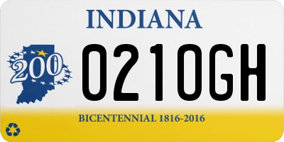 IN license plate 021OGH