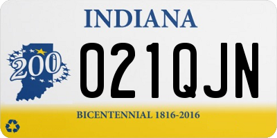 IN license plate 021QJN