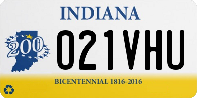 IN license plate 021VHU