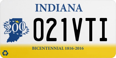 IN license plate 021VTI