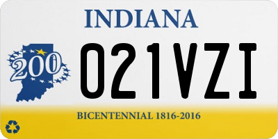 IN license plate 021VZI