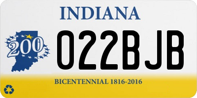IN license plate 022BJB