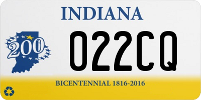 IN license plate 022CQ