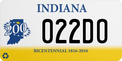 IN license plate 022DO