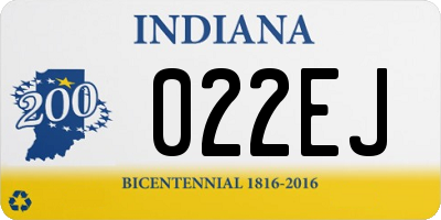 IN license plate 022EJ
