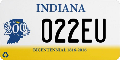 IN license plate 022EU