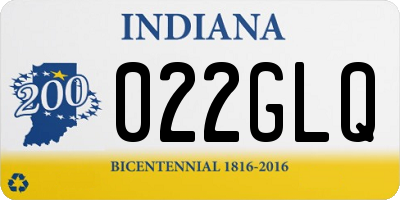 IN license plate 022GLQ