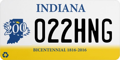 IN license plate 022HNG