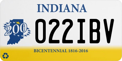 IN license plate 022IBV