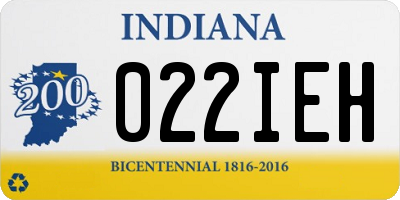IN license plate 022IEH