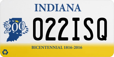 IN license plate 022ISQ