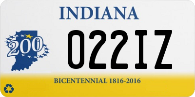 IN license plate 022IZ