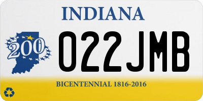 IN license plate 022JMB
