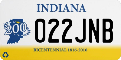 IN license plate 022JNB