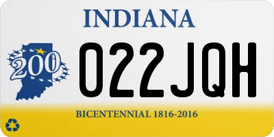IN license plate 022JQH