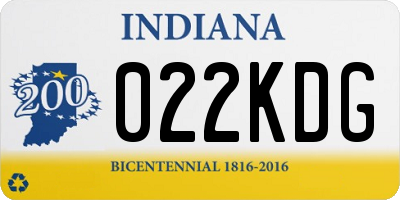 IN license plate 022KDG