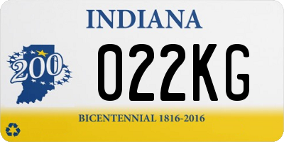 IN license plate 022KG