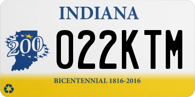 IN license plate 022KTM