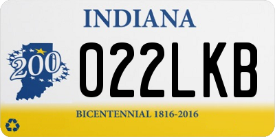 IN license plate 022LKB