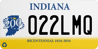 IN license plate 022LMQ