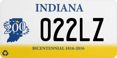 IN license plate 022LZ