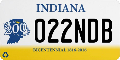 IN license plate 022NDB