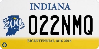 IN license plate 022NMQ