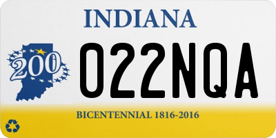 IN license plate 022NQA