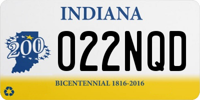 IN license plate 022NQD
