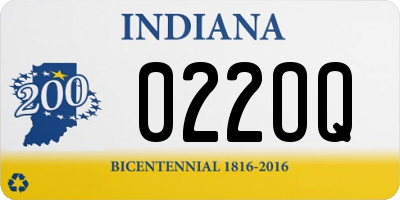 IN license plate 022OQ